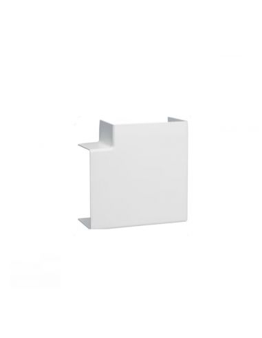 Angle plat variable lifea pour LF/LFF60110 h110mm x p60mm RAL 9016 Pure HAGER LFF6011059016