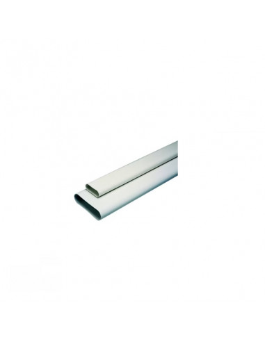 Barre Minigaine blanc 3 m équivalent D125 (60x200) ALDES 11023971