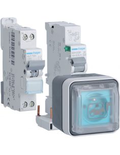 Prise de recharge Witty IP55 3KW 2P+T M2 avec protection différentielle HAGER XEV080P