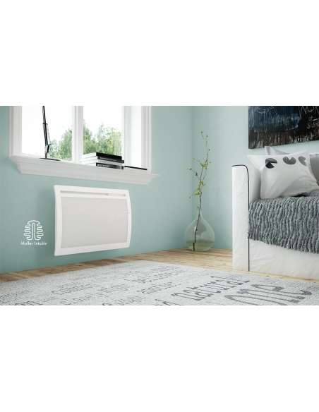 Quartéa intelligent rayonnant horizontal 500W blanc MULLER INTUITIV M126111