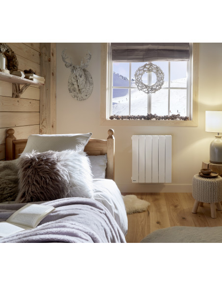 Axino radiiateur horizontal 1000W blanc satiné MULLER INTUITIV M142113
