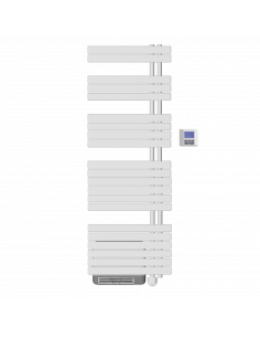 Sèche-serviettes fluide osya - 750W+boost soufflerie - blanc - asym. droit MULLER INTUITIV NEK2556FDTP 2