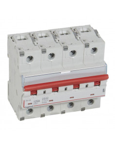 INTERRUPTEUR SECTIONNEUR DX3 A DECLENCHEMENT TETRAPOLAIRE 125A LEGRAND 406547