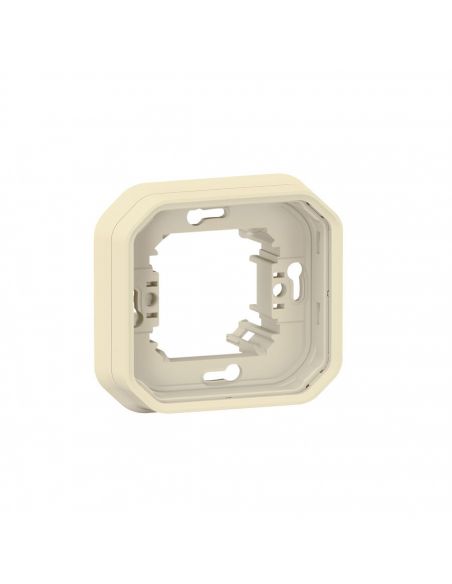 Support plaque encastré 1 poste Plexo sable LEGRAND 069890L