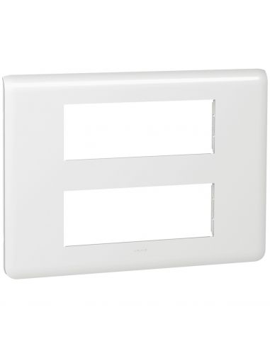 Plaque Mosaic 2x6 modules blanc LEGRAND 078836