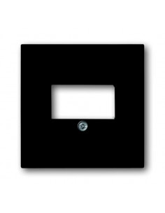 Futur Linear / Enjoliveur pour prise HDMI VGA USB Blanc Noir 2CKA001710A3903 ABB BJE27261