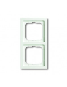 Futur Linear / Plaque fintion 2 postes Blanc Mat 2CKA001754A4415 ABB BJE28251