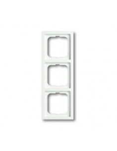Futur Linear / Plaque de finition 3 postes Blanc Mat 2CKA001754A4416 ABB BJE28268