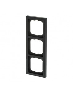 Futur Linear / Plaque de finition 3 postes Noir 2CKA001754A4421 ABB BJE28329 2