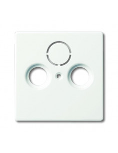 Futur Linear / Enjoliveur pour prise TV SAT Blanc Mat 2CKA001724A4293 ABB BJE28626