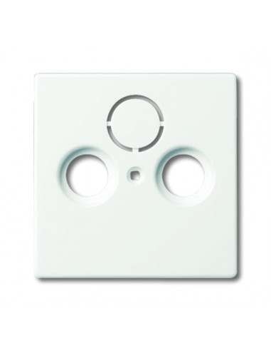 Futur Linear / Enjoliveur pour prise TV SAT Blanc Mat 2CKA001724A4293 ABB BJE28626