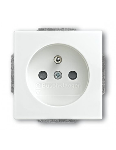 Futur Linear / Prise de courant 2P+T avec enjoliveur Blanc Mat 2CKA002017A0901 ABB BJE29668