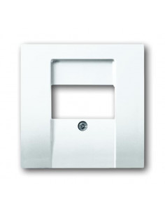 Futur Linear / Enjoliveur pour prise HDMI VGA USB Blanc 2CKA001710A3992 ABB BJE73879