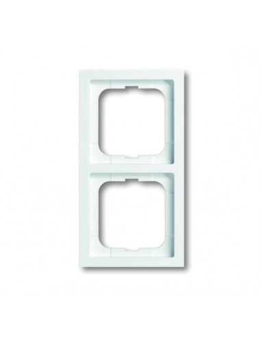 Futur Linear / Plaque fintion 2 postes Blanc 2CKA001754A4499 ABB BJE74531