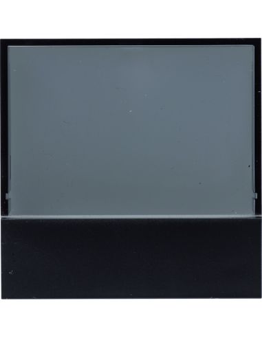 Enjoliveur thermostat KNX WKT510 et WKT511 Gallery noir Hager WXD510N