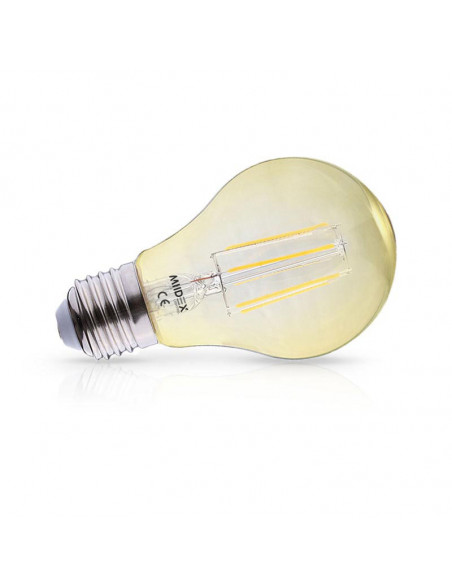LED FIL COB BULB E27 8W 2700K GOLDEN DIM BOITE MIIDEX VISION-EL 100003