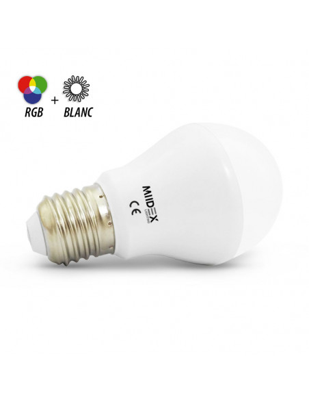 LED 6W BULB E27 RGB + CCT DIM BOITE MIIDEX VISION-EL 100004