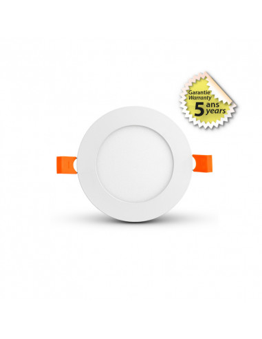 SLIMY II DOWNLIGHT DIAM 120MM 6W 3000K BLC 5ANS MIIDEX VISION-EL 100033