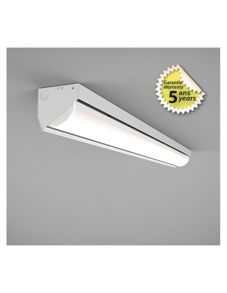 COLLEGE SYMETRIQUE LINEAIRE SALLE DE CLASSE 25W 4000K UGR19 5ANS MIIDEX VISION-EL 100105