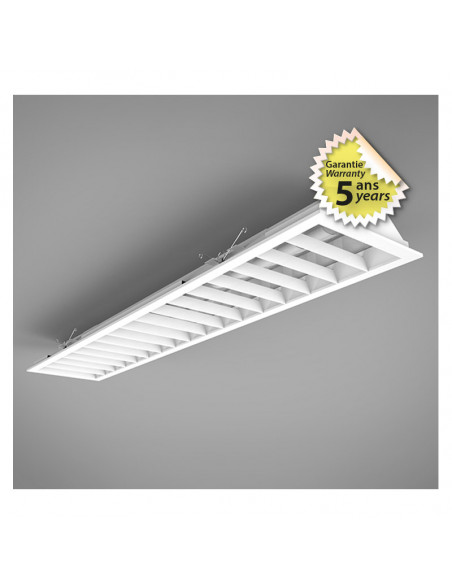 COLLEGE ASYMETRIQUE LINEAIRE PR TABLEAU 25W 4000K UGR19 5ANS MIIDEX VISION-EL 100106
