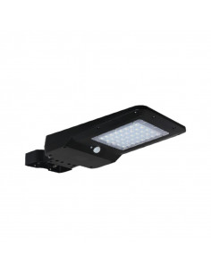 Tête de lampadaire SUNNY STREET Solaire 15W 3000K IP65 avec détecteur Infra-Rouge MIIDEX 100153