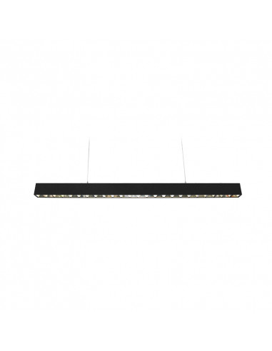 LINEAIRE LED 40W 1500MM 4000K NOIR UGR 19 5ANS MIIDEX VISION-EL 100156