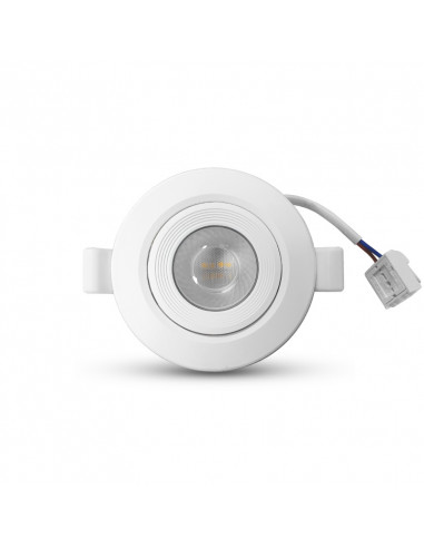 CARAT SPOT DIAM 90MM BLC 7W 3000K DIM + CONNECT MIIDEX VISION-EL 100163