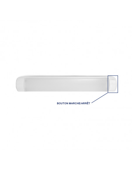 COMPACTO S19 REGLETTE SALLE DE BAIN IP44 BOUTON 5ANSMIIDEX VISION-EL100313