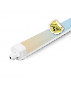 DANUBE CCT ETANCHE LED 1555 X 59MM 50W CCT IP65 IK08 TRA CONNECT MIIDEX VISION-EL100385 2