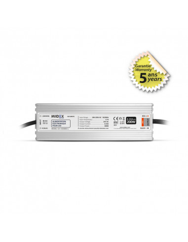 ALIM 24V DC LUMINEUX 200W IP67 5ANSMIIDEX VISION-EL100476