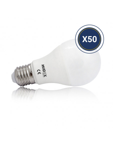 LED 12W BULB E27 3000K BOITE PACK DE 50 MIIDEX VISION-EL 150012