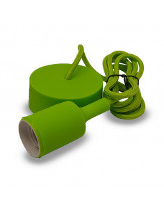 BUTTERFLY E27 DOUILLE SILICON + CABLE 2M VERT MIIDEX VISION-EL 5006