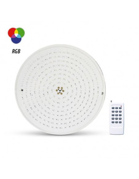PROJECTEUR PISCINE 12V AC 18W RGB BOITE + TELECOMMANDE MIIDEX VISION-EL 6104