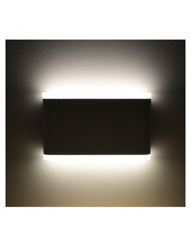 CABERNET APPLIQUE DIAM 175MM 10W 4000K BLC IP54 MIIDEX VISION-EL 67767