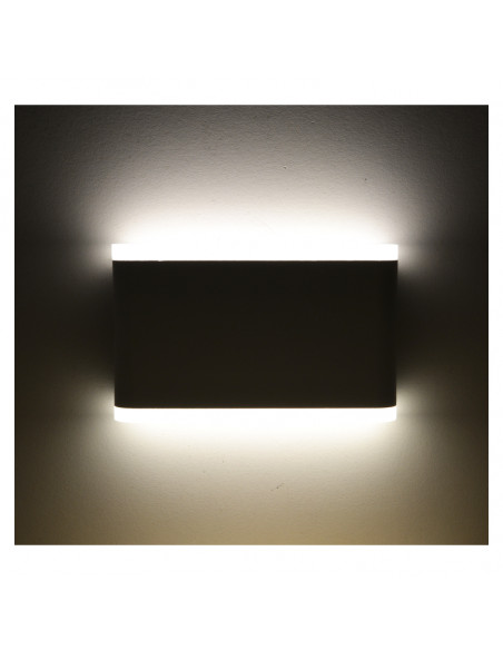 CABERNET APPLIQUE DIAM 175MM 10W 4000K BLC IP54 MIIDEX VISION-EL 67767