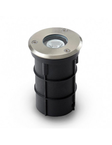 ETNA SPOT ENCASTRABLE DIAM 62MM 3W BLEU IP67 INOX 316L MIIDEX VISION-EL 677900
