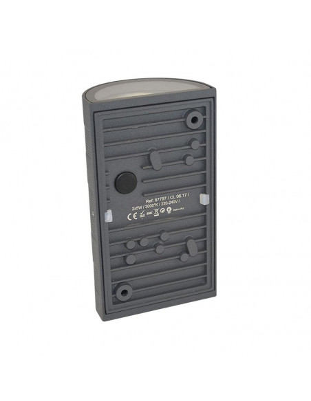 ALBANA RD APPLIQUE 2 X 5W 3000K GS ANT IP54 MIIDEX VISION-EL 67797