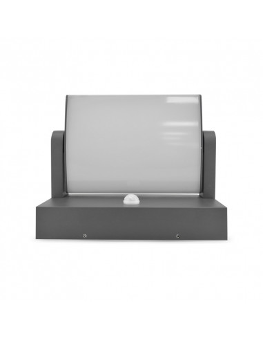 Applique Murale Orientable LED 12 Watts 720 LM Détecteur IR 3000K Gris IP54 MIIDEX VISION-EL 67809