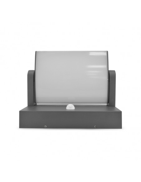 Applique Murale Orientable LED 12 Watts 720 LM Détecteur IR 3000K Gris IP54 MIIDEX VISION-EL 67809