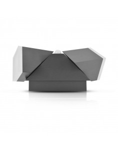 Double Applique Murale orientable 13 Watts Buster 4000K Anthracite IP54 avec détecteur IR MIIDEX VISION-EL 67816 2