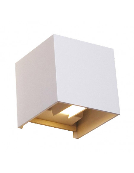 GAMAY APPLIQUE ANGLE AJUS 7W 3000K BLC IP54 MIIDEX VISION-EL 70372