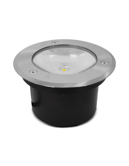 ETNA VINTAGE SPOT LED ENCASTRABLE SOL 3W 4000K IP67 ROND INOX 316L MIIDEX VISION-EL 707010