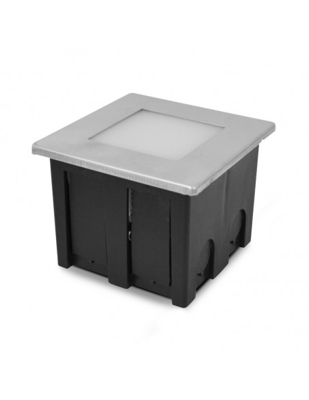 Spot LED Encastrable STROMBO Sol Balise Carré 1.5W 4000K IP65 MIIDEX 70740