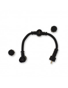 TERRASSO CONNECT KIT SPOT TERRASSE "T" 1 MÂLE/2 FEMELLE 20CM MIIDEX VISION-EL 70774 2