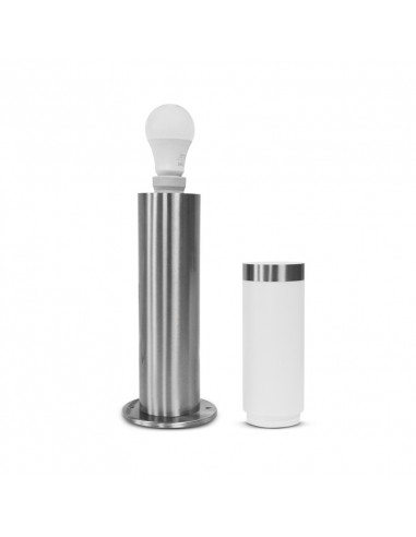 LILAS POTELET E27 450MM IP44 INOX 304 MIIDEX VISION-EL 70821