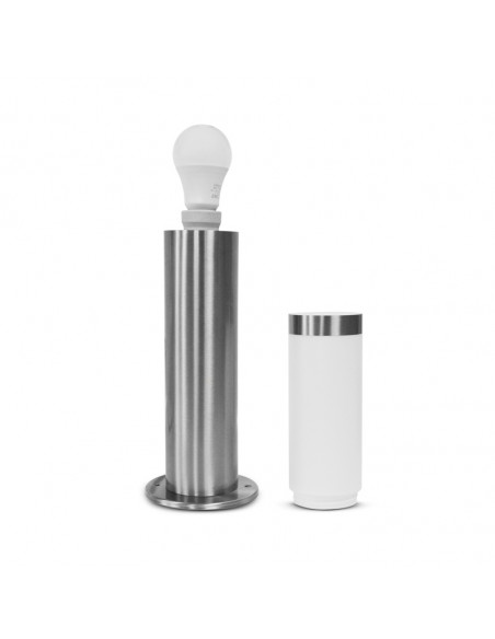 LILAS POTELET E27 450MM IP44 INOX 304 MIIDEX VISION-EL 70821