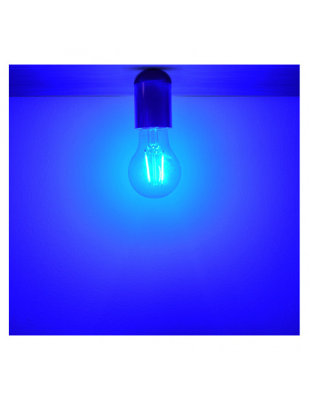 LED FIL COB BULB E27 2W BLEUE BLISTER MIIDEX VISION-EL 71383