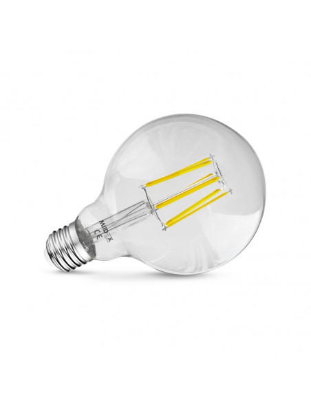 LED FIL COB GLOBE G95 E27 8W 6000K CLR BOITE MIIDEX VISION-EL 7150