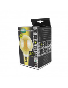LED FIL COB GLOBE G95 E27 8W 2700K GOLDEN BOITE MIIDEX VISION-EL 7151 2