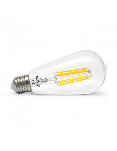 LED FIL COB ST64 E27 8W 2700KDIM BOITE MIIDEX VISION-EL 71590